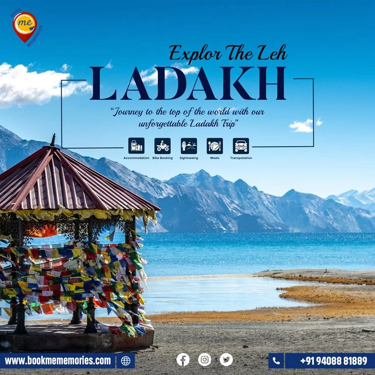 Ladakh Adventure trip poster
