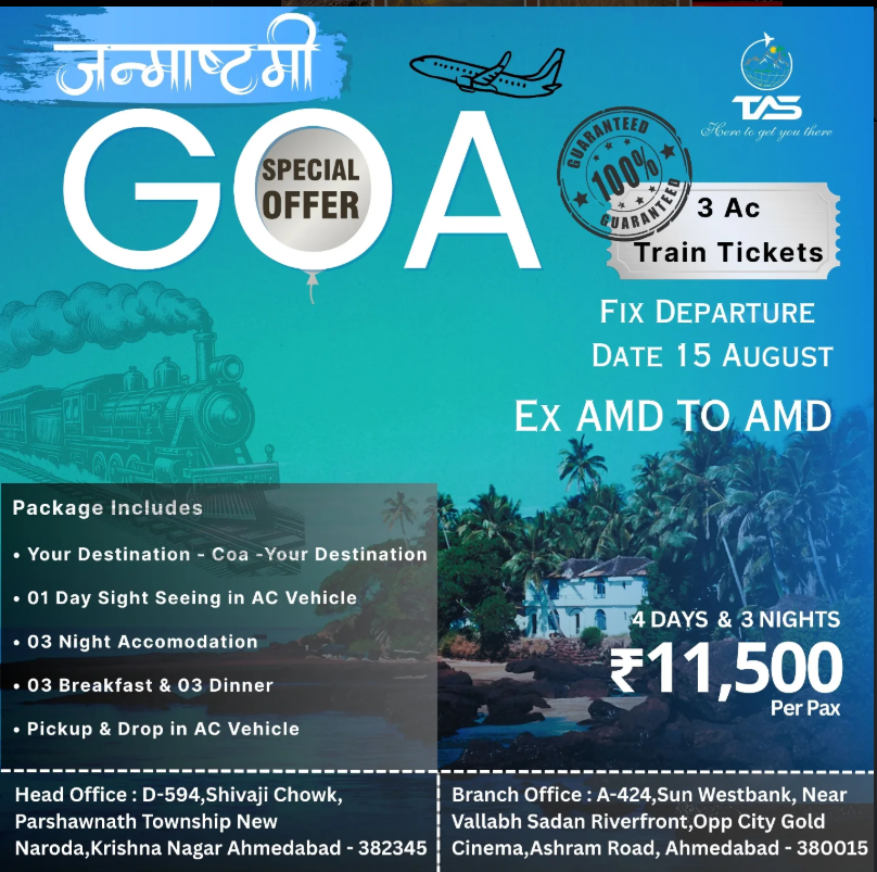 Goa trip poster
