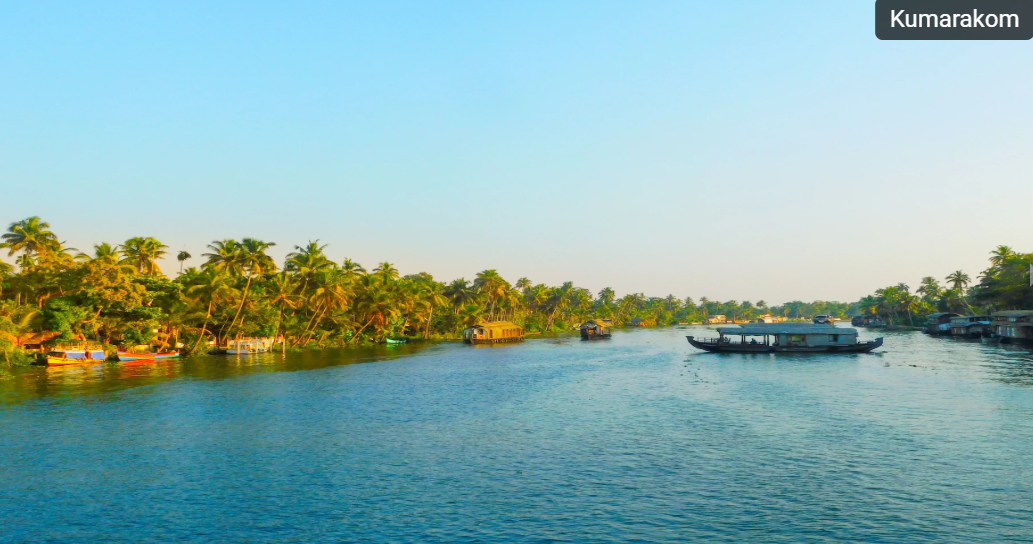 Calming Kerala trip poster