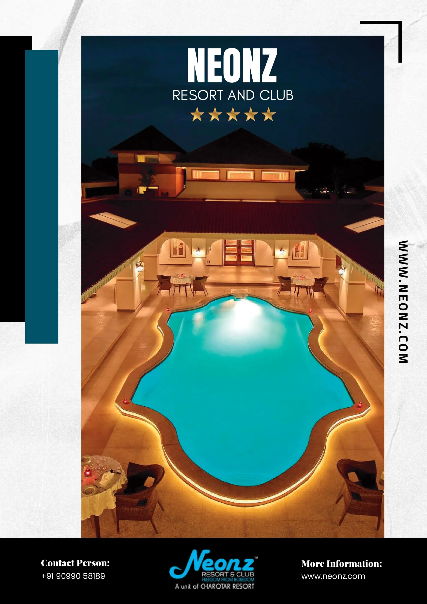 Neonz Resort & Club trip poster