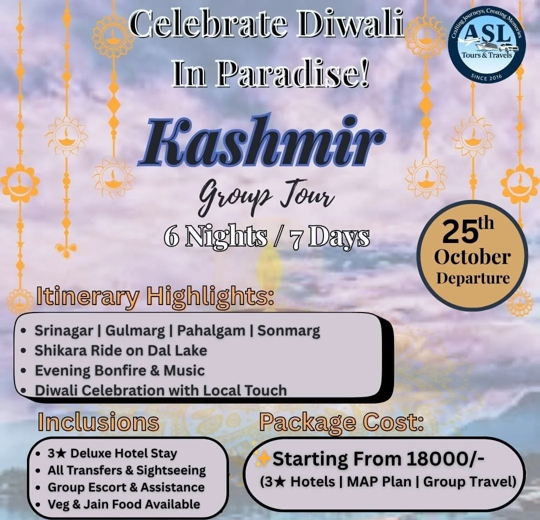 Celebrate Diwali in Paradise trip poster