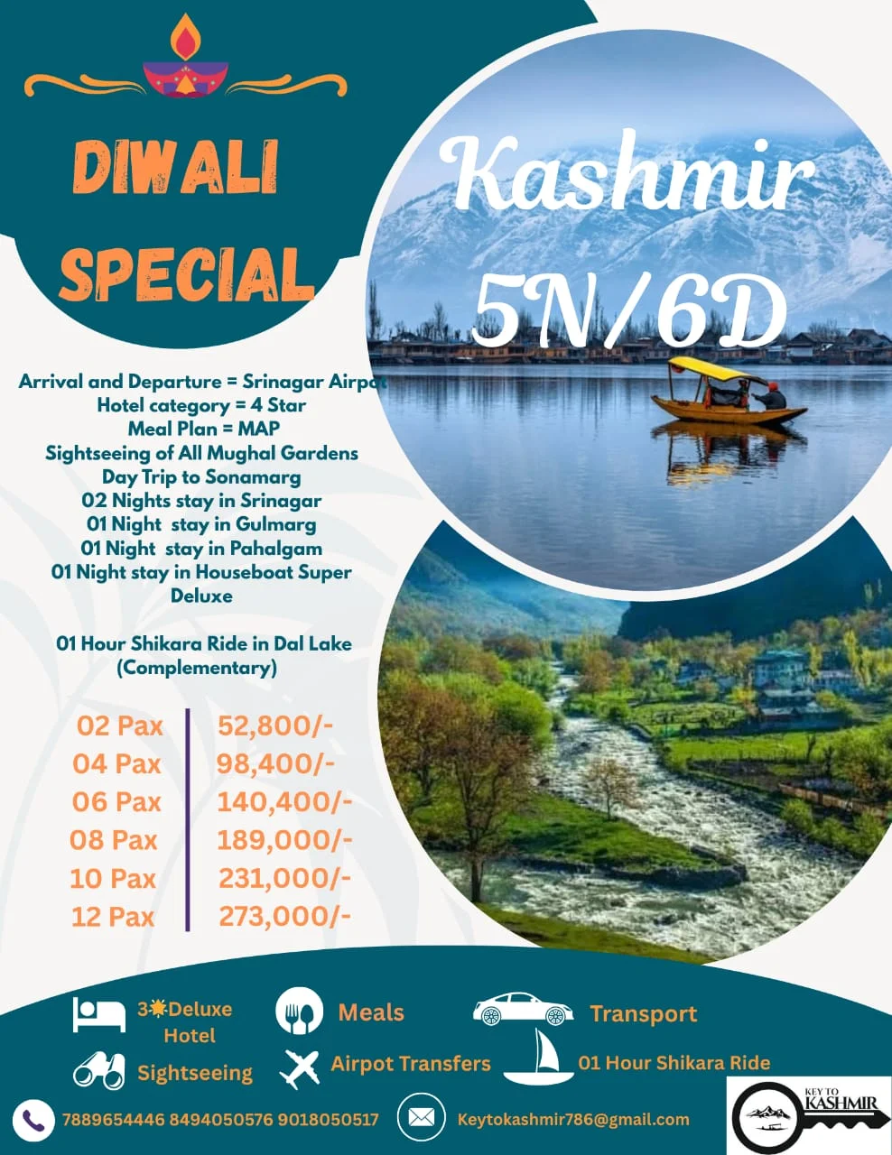 KASHMIR GROUP TOUR trip poster