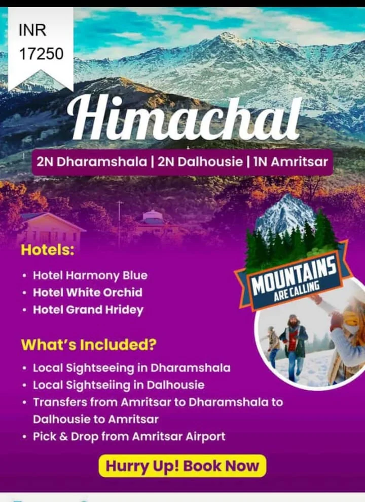 Himachal trip poster